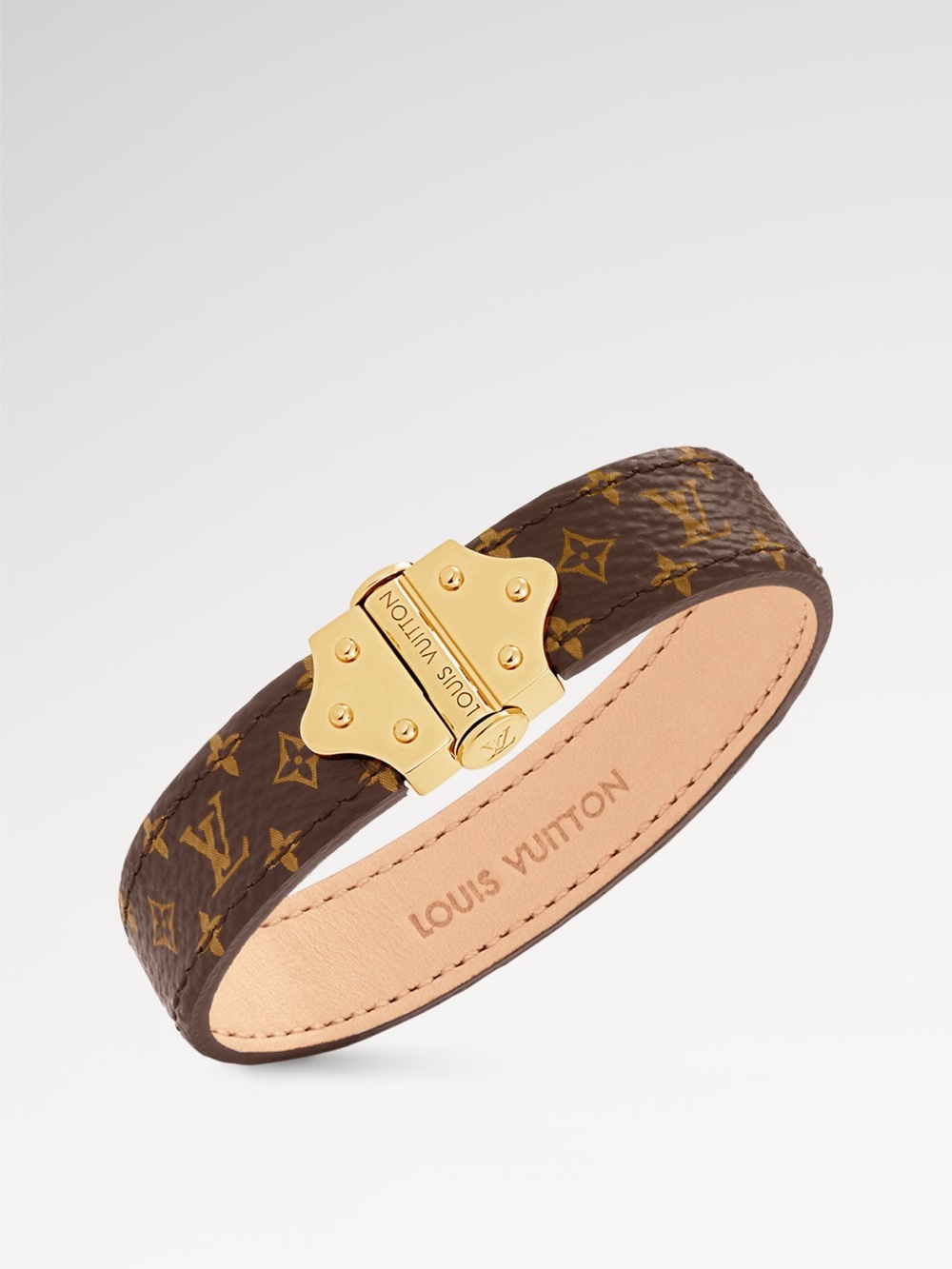 Louis Vuitton Nano Monogram Leather Bracelet